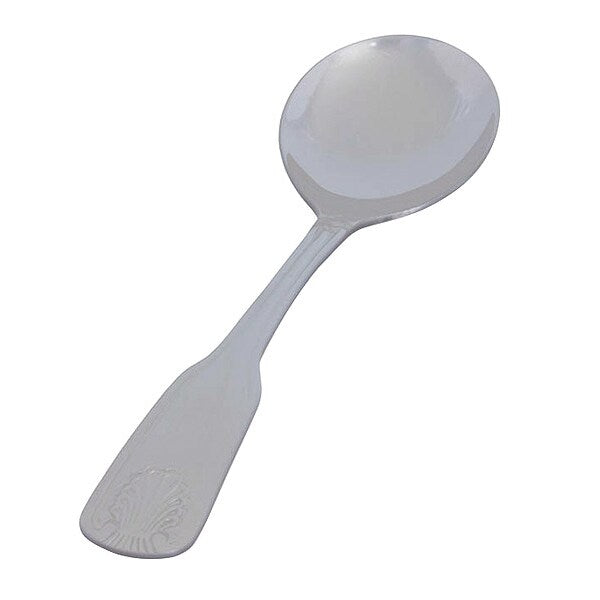 Bouillon Spoon, 6 1/8 in L, Silver, PK36