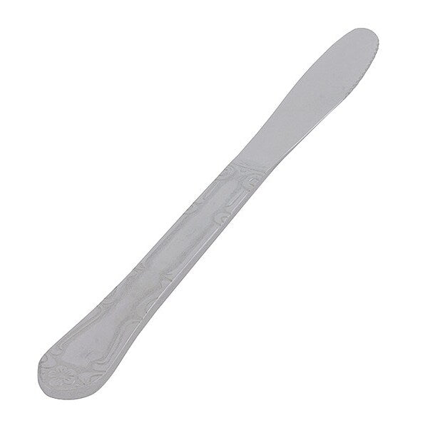 Dinner Knife, 9 in L, Silver, PK12