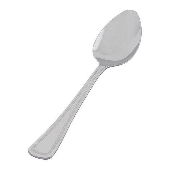 Dessert Spoon, 7 3/8 in L, Silver, PK36