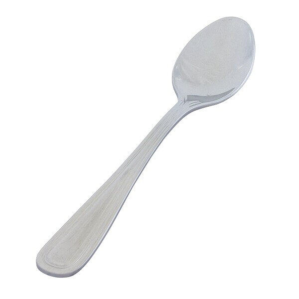 Demitasse Spoon, 4 7/8 in L, Silver, PK12