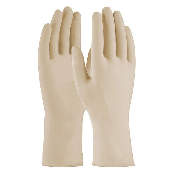 Disposable Gloves, Latex, Gray, XL ( 10 ), 100 PK