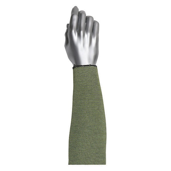 Cut-Resistant Sleeve, Yellow, Knit Cuff
