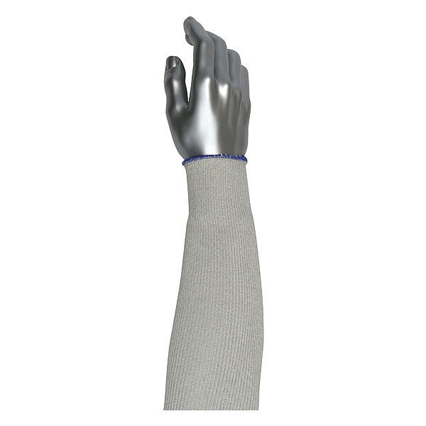 Cut-Resistant Sleeve, Gray, Knit Cuff