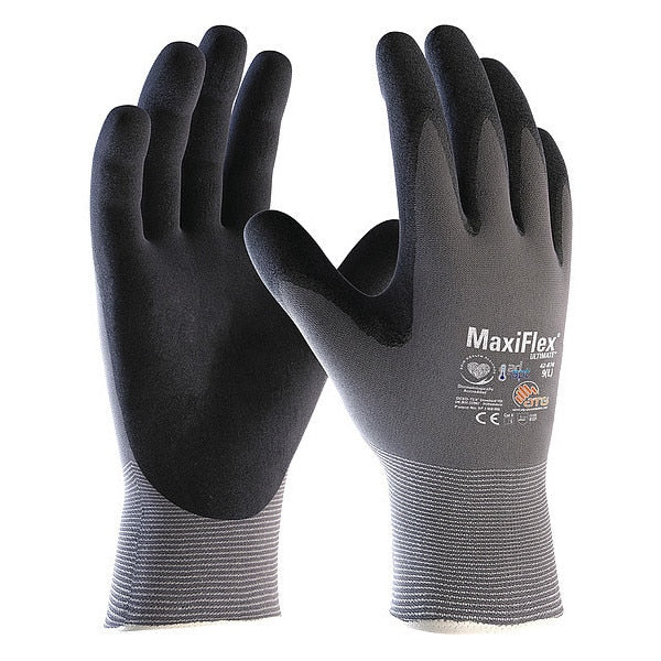 Knit Gloves, XL, Seamless Knit, PR, PK12, Thickness: 15 ga