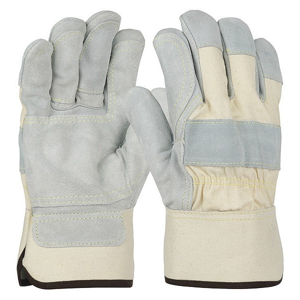 Leather Gloves, L, Gunn Cut, PR, PK12