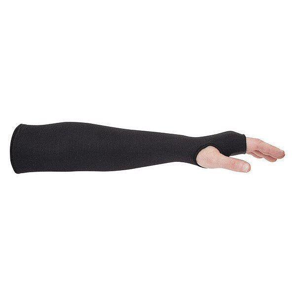 Cut-Resistant Sleeve, Universal Sz, Black