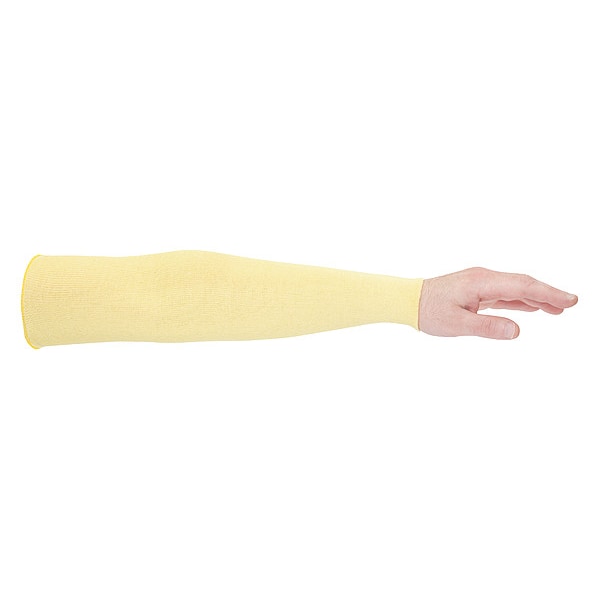 Cut-Resistant Sleeve, Universal Sz, Yellow