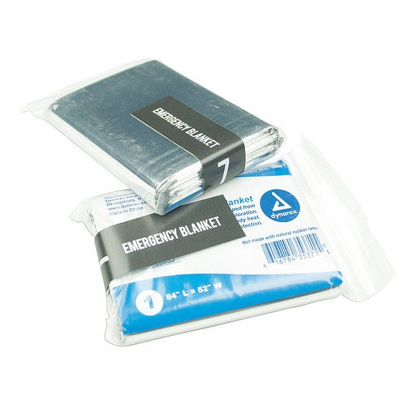 Emergency Blanket, Silver, Polyester Film