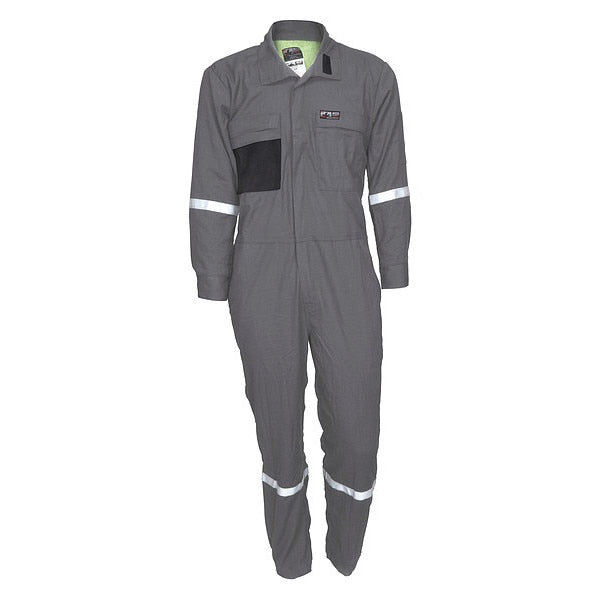 Flame-Resistant Coverall, 38 Size