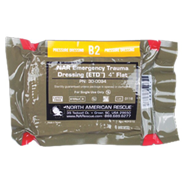 Trauma Dressing, Sterile, Green