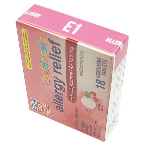 Allergy Tablets, Medicinal Count 1 x 1