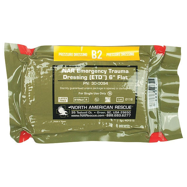 Trauma Dressing, Sterile, Green