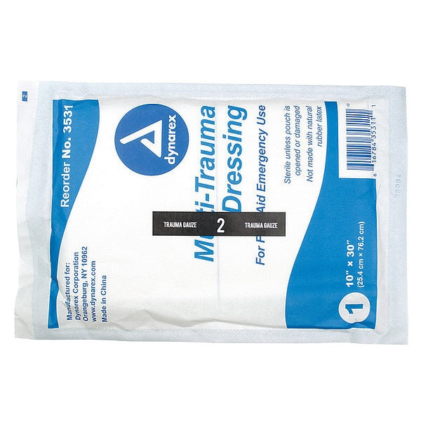 Multi-Trauma Dressing, Sterile, White