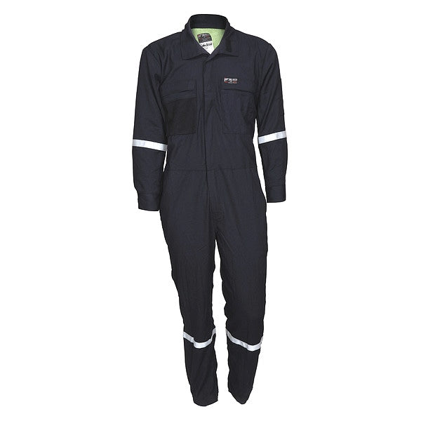 Flame-Resistant Coverall, 42 Size