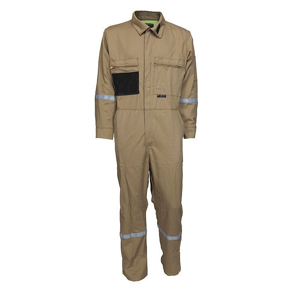 Flame-Resistant Coverall, 40 Size