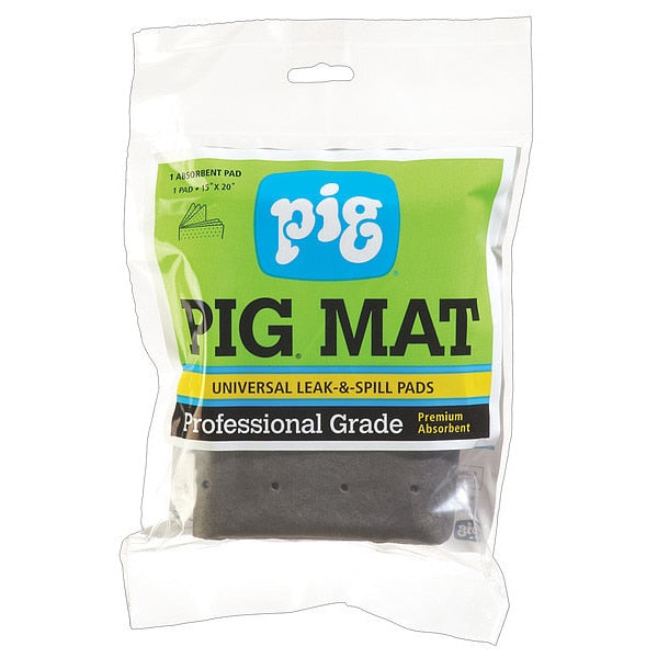 Sorbents, 0.11 gal. Universal Absorbed, Gray, Polypropylene