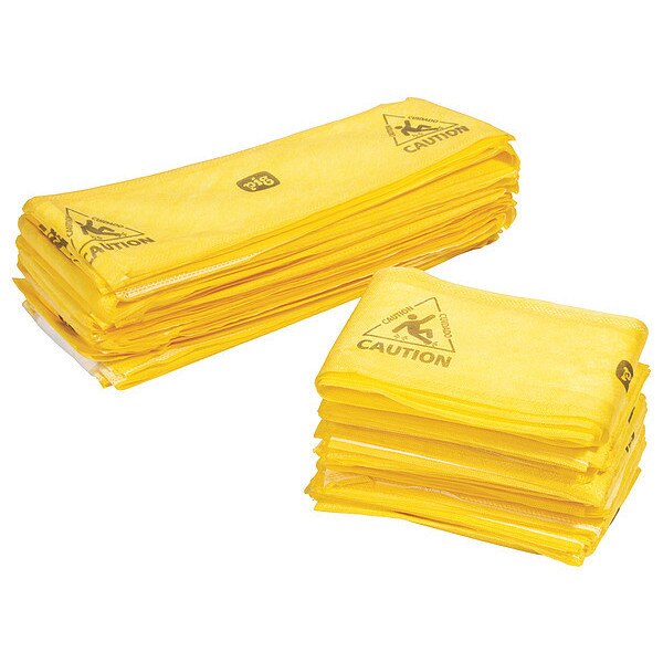 Sorbents, 198 gal. Universal Absorbed, Yellow, Polypropylene, SAP, 100 PK