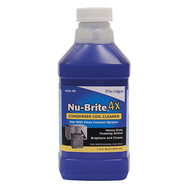 Coil Cleaner, 1 qt., Blue, Liquid