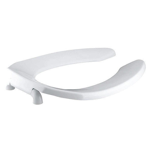 Toilet Seat, Elongated, White