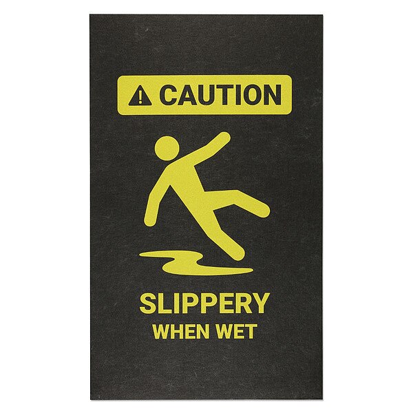 Entrance Mat, Black 1/8 in Thick
