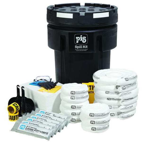 Spill Kit/Station, 41.7 gal Vol. Absorbed