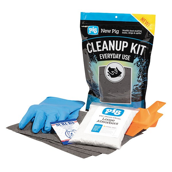 Spill Kit/Station, 0.29 gal Vol. Absorbed