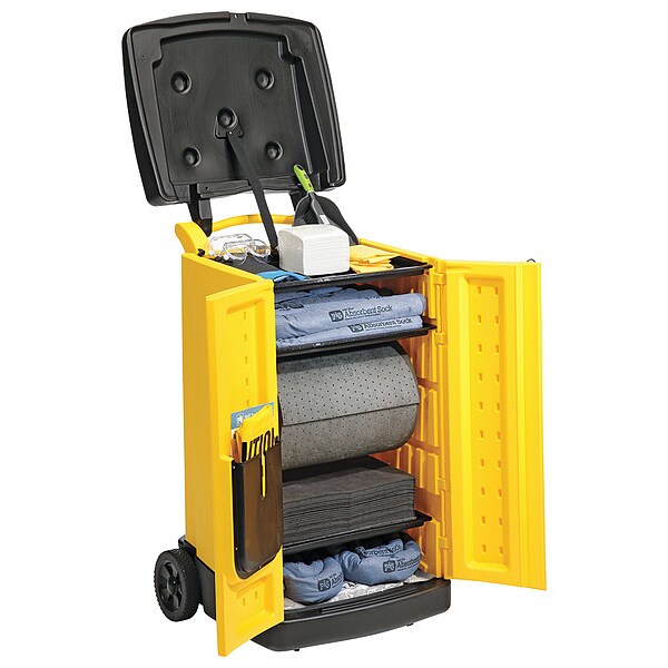 Spill Kit/Station, 44.6 gal Vol. Absorbed