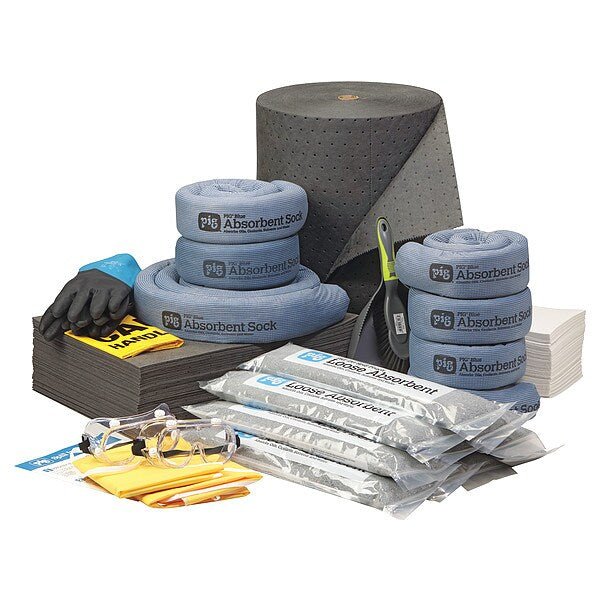 Spill Kit/Station, 44.6 gal Vol. Absorbed