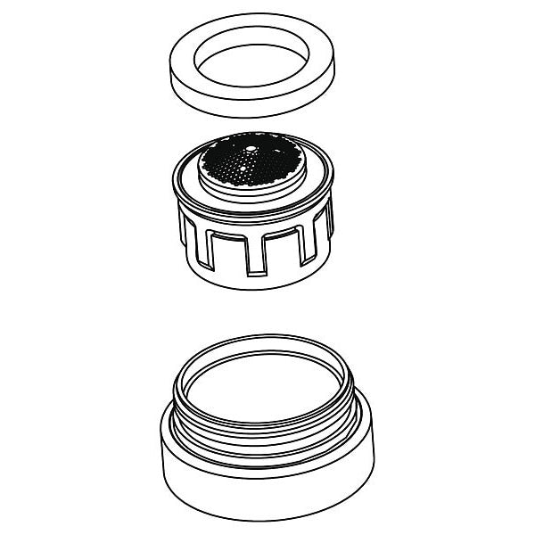 Laminar Outlets, Metal, Chrome