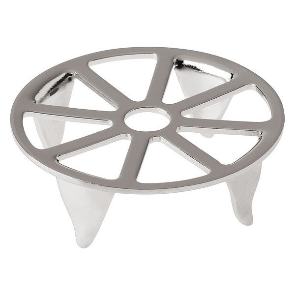 Strainer Plate, Silver, Brass, L 1/4 in