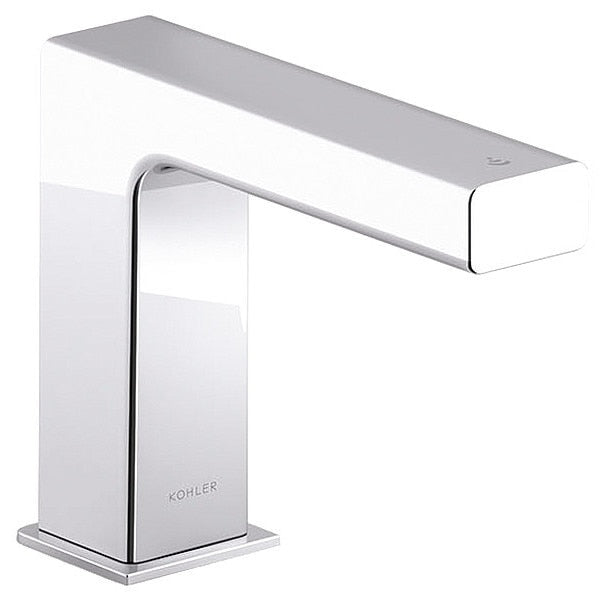 Straight Spout Bathroom Faucet, Metal
