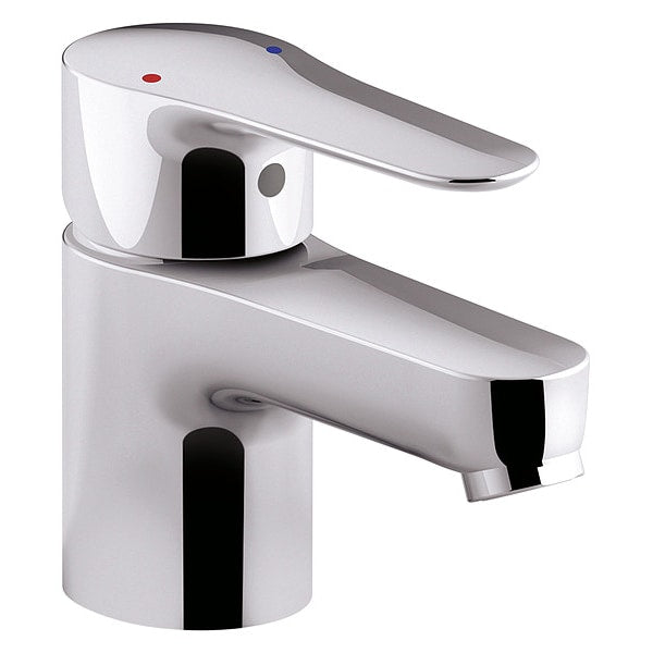 Straight Spout Bathroom Faucet, Manuel