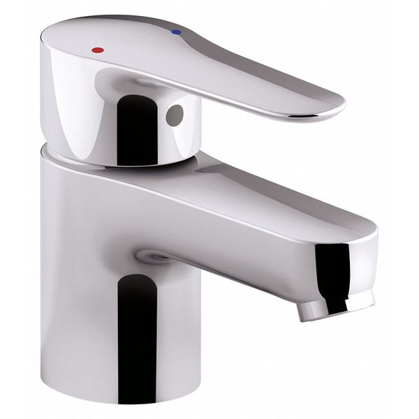 Straight Spout Bathroom Faucet, Manuel