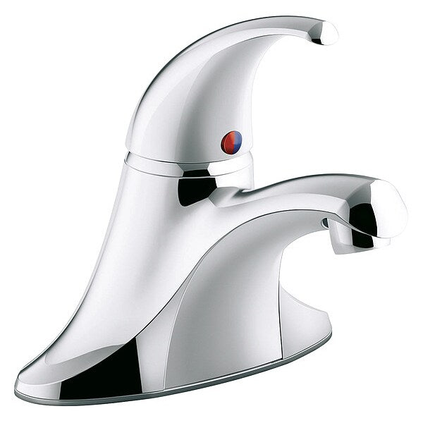 Low Arc Bathroom Faucet, Polished Chrome