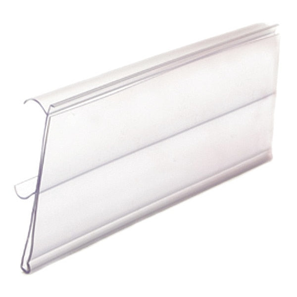 Label Holder, Clear, Slide-In, PK25