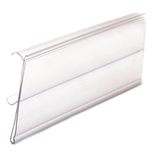 Label Holder, Clear, Slide-In, PK25