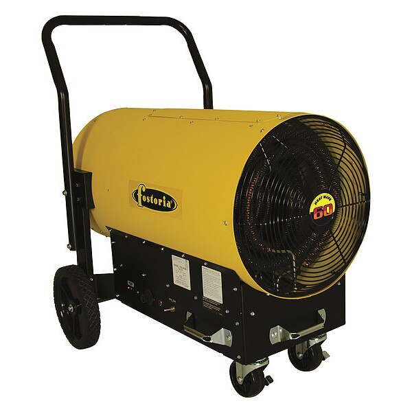Portable Electric Salamander Heater, 480V AC, 3 Phase