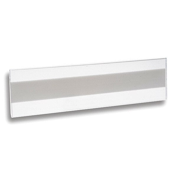 Label Holder, Clear, Matte, Slide-In, PK12
