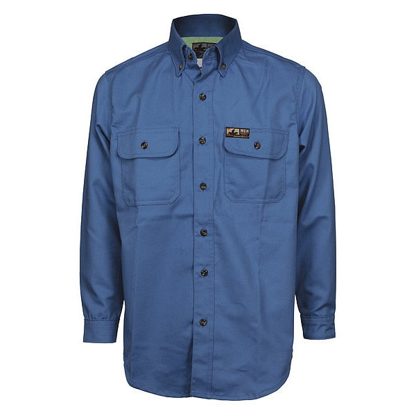 Flame-Resistant Collared Shirt, 4XL Size
