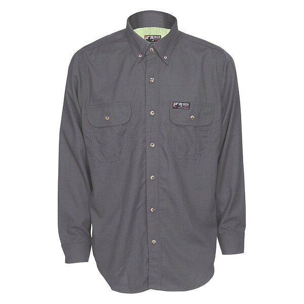 Flame-Resistant Collared Shirt, S Size
