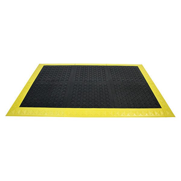 Interlocking Antifatigue Mat Kit Vinyl 5 ft 3 ft 1 in