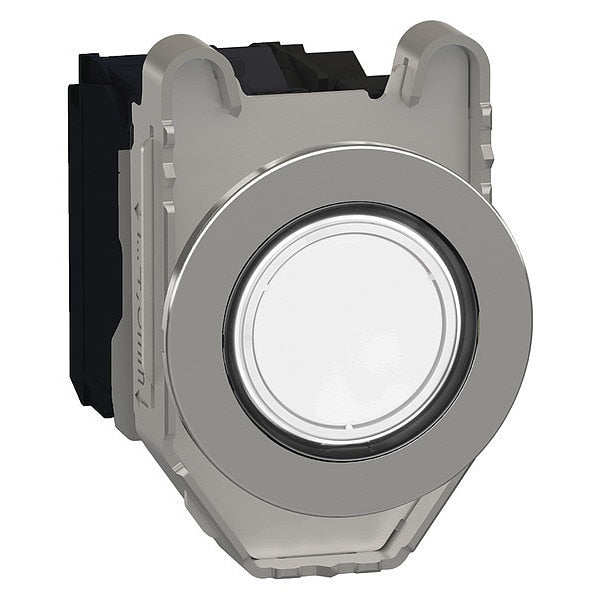 Push Button, 30 mm, 1NO/1NC, White