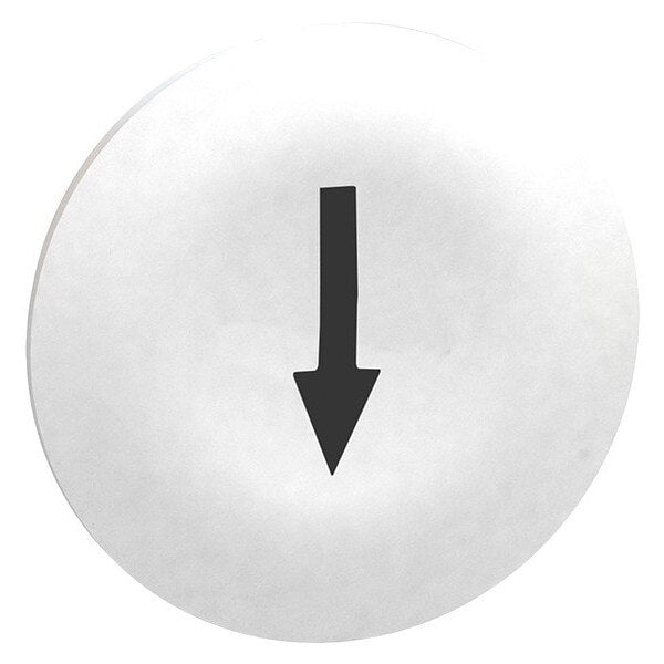Marked Push Button Cap, White, 22mm