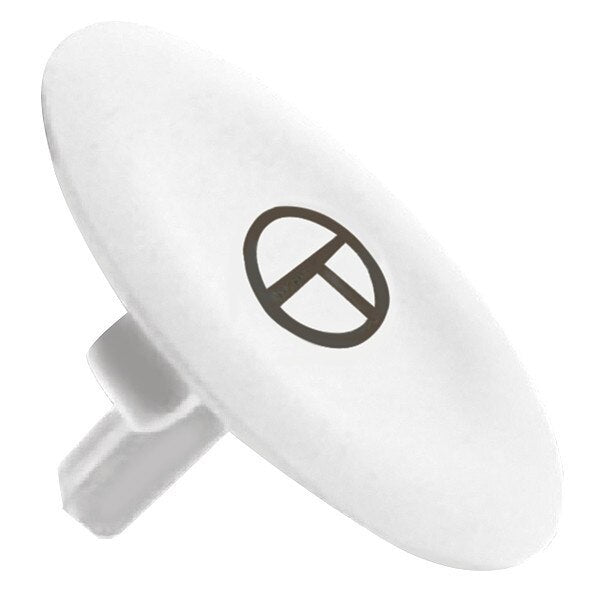 Marked Push Button Cap, White, 22mm