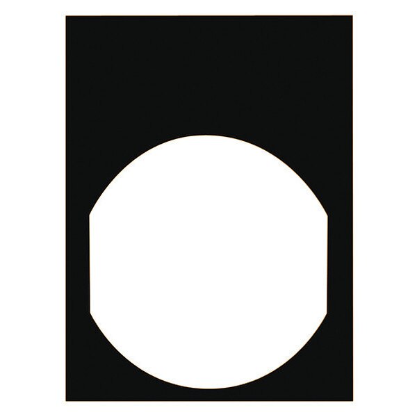 Legend Plate, Rectangle, No Legend Legend