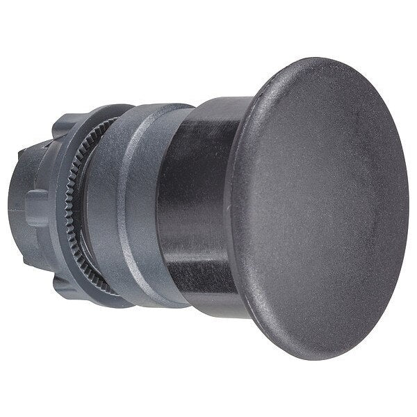 Pushbutton Head, 22 mm, Black