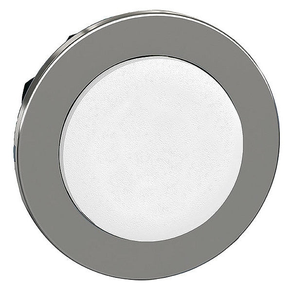 Pushbutton Head, 30 mm, White