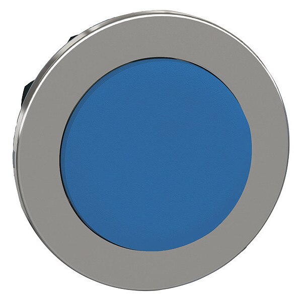 Pushbutton Head, 30 mm, Blue