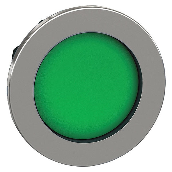 Pushbutton Head, 30 mm, Green