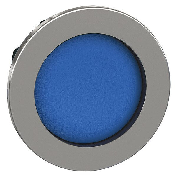 Pushbutton Head, 30 mm, Blue